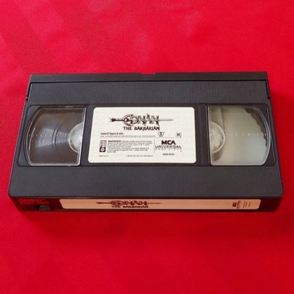 1990 V.H.S. COPY OF THE 1982 FILM, CONAN THE BARBARIAN!!! - Picture 2 of 3